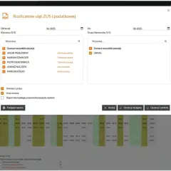 Rozliczenie ulgi ZUS i podatkowej dla kierowców, uwzględniające pakiet mobilności. Wybierz kierowców i typ umowy, by wygenerować raport.