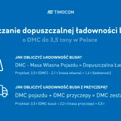 Obliczanie ładowności busa do 3,5 tony po kraju. Wyjaśnienie, jak obliczyć dopuszczalną ładowność pojazdu i zestawu z przyczepą.
