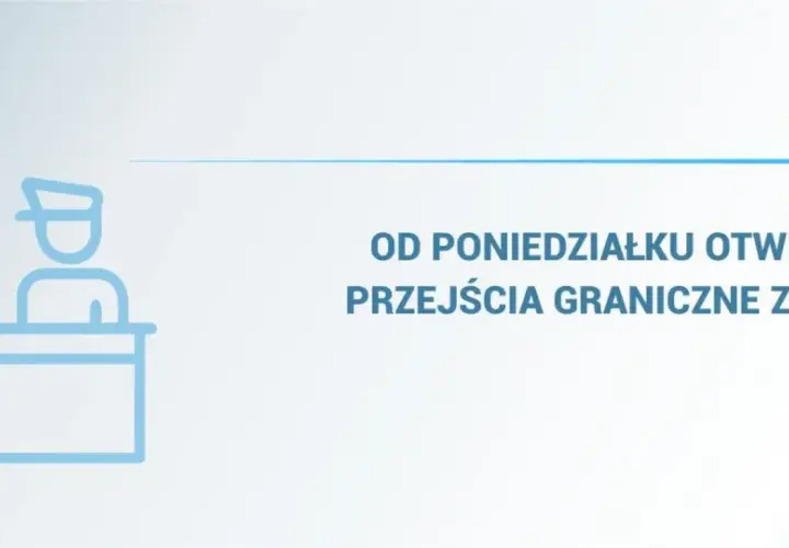 Od poniedziałku otwieramy dwa przejścia graniczne z Białorusią. Grafika przedstawia schematyczną odprawę graniczną.