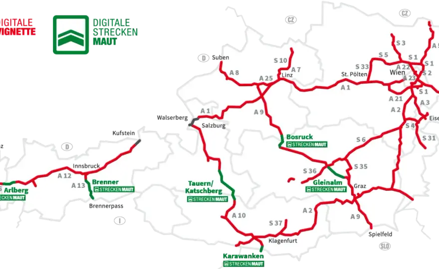 Płatne tunele w Austrii - ceny, winieta i opłaty