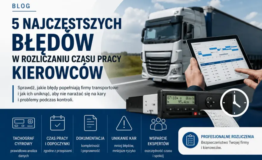 Rozliczanie czasu pracy kierowcy bez błędów