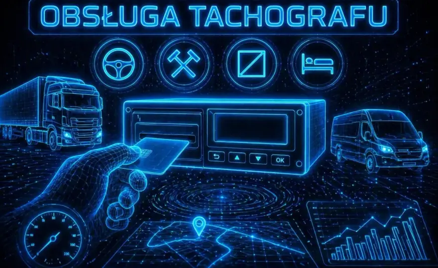 Jak włożyć kartę kierowcy do tachografu? Najważniejsze zasady