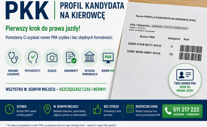 PKK do prawa jazdy - co przygotować i jak przejść procedurę