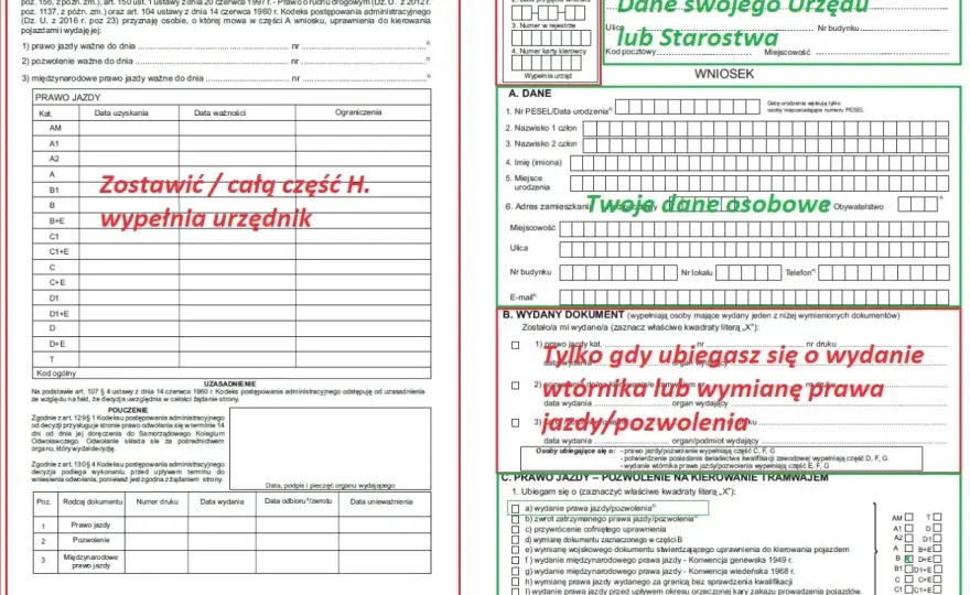 Wymiana prawa jazdy - badania, koszty, błędy. Sprawdź, jak to zrobić!