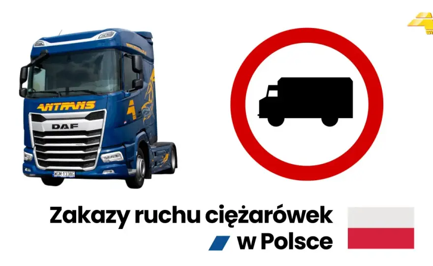Zakazy jazdy dla TIR-ów w Polsce - godziny, wyjątki i kary